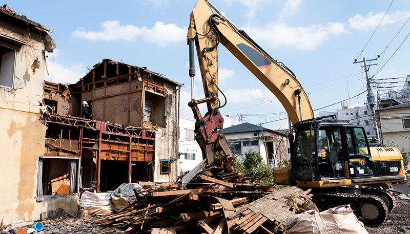 建物の解体は状況次第